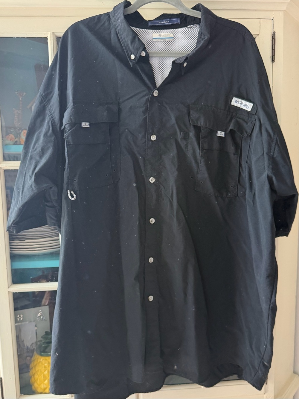 Columbia Men’s Long-Sleeve Button-Down Fishing Shirt